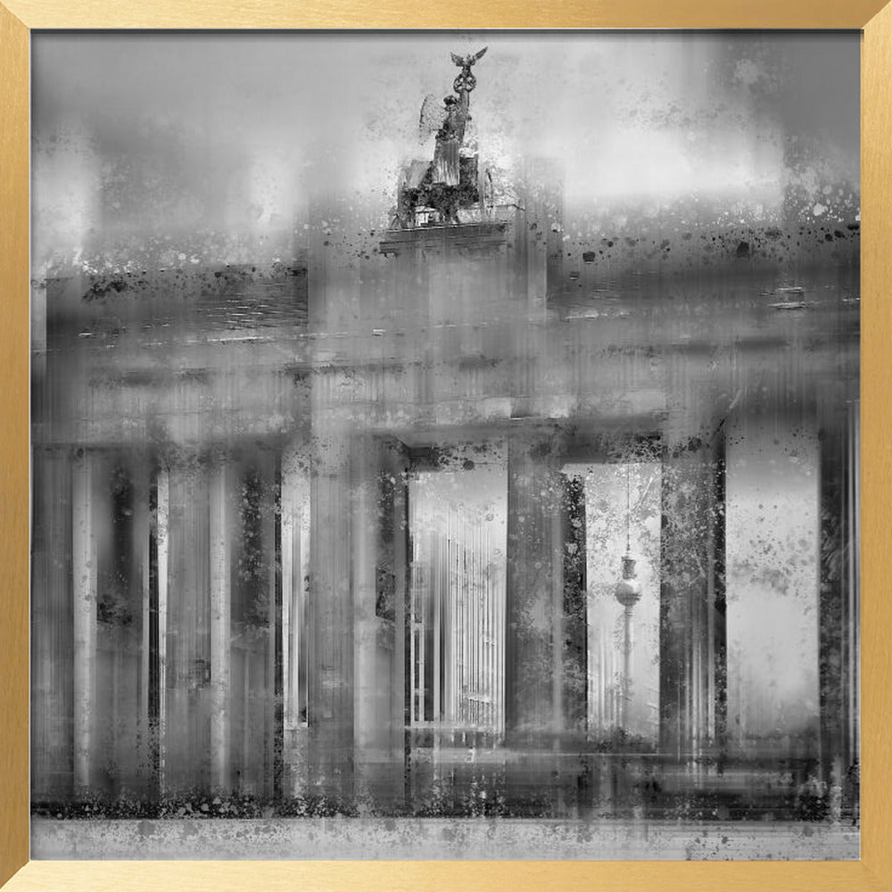 City Art BERLIN Brandenburg Gate Poster