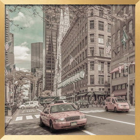 MANHATTAN 5th Avenue | urban vintage style Poster