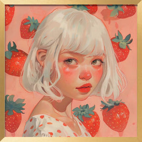 Strawberry Girl One Poster