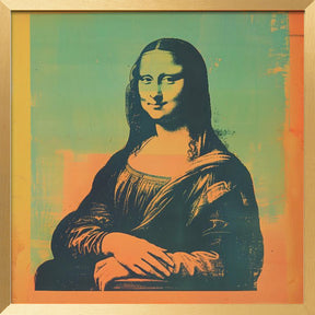 Mona Lisa Modern Poster