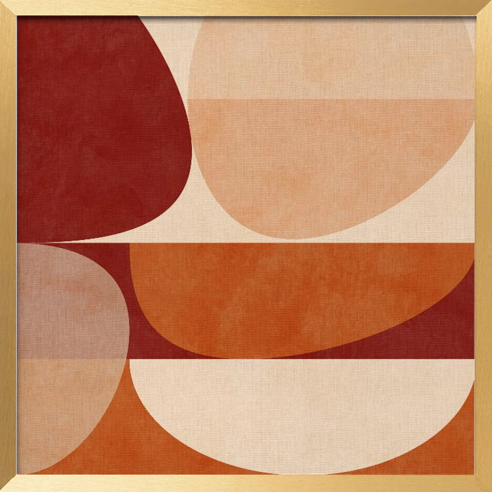 Autumn Mid Century Earthy 2 Poster