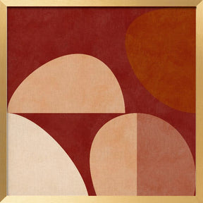 Autumn Mid Century Earthy Poster