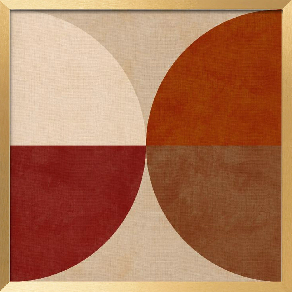 Autumn Mid Century Earthy 10 Poster