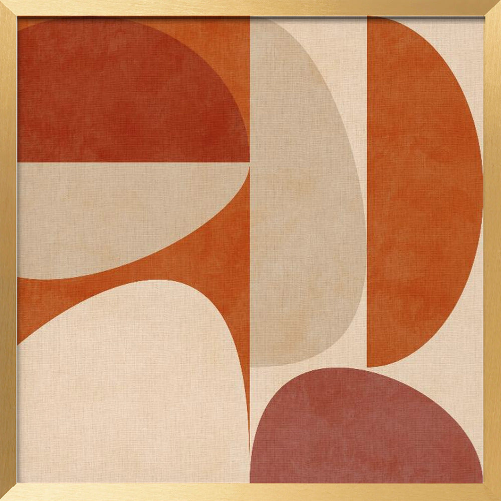 Autumn Mid Century Earthy 4 Poster