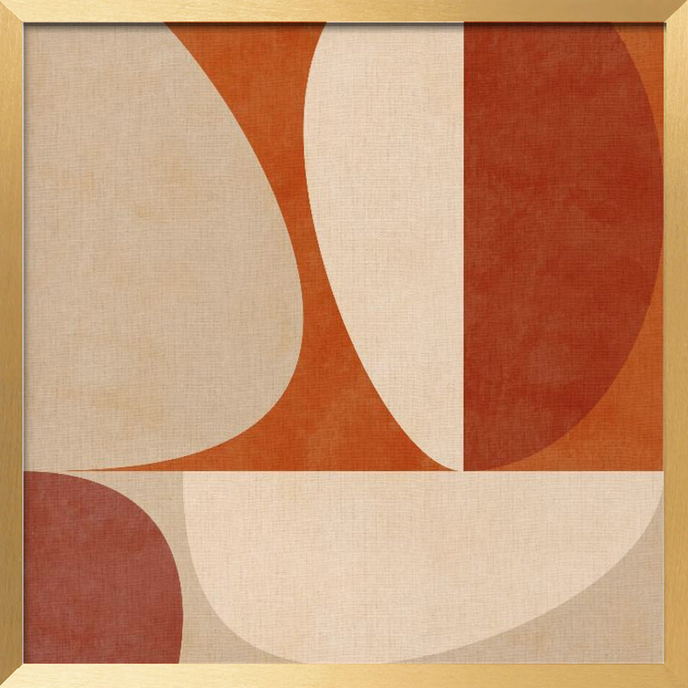 Autumn Mid Century Earthy3 Poster