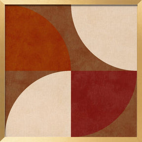 Autumn Mid Century Earthy 13 Poster