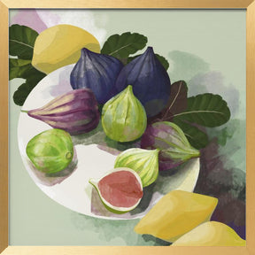 Figs and lemons Poster