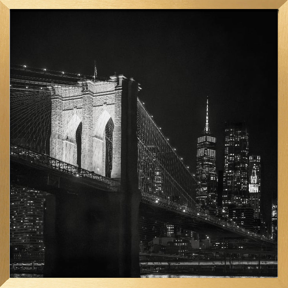 Brooklyn Bridge & Lower Manhattan Poster