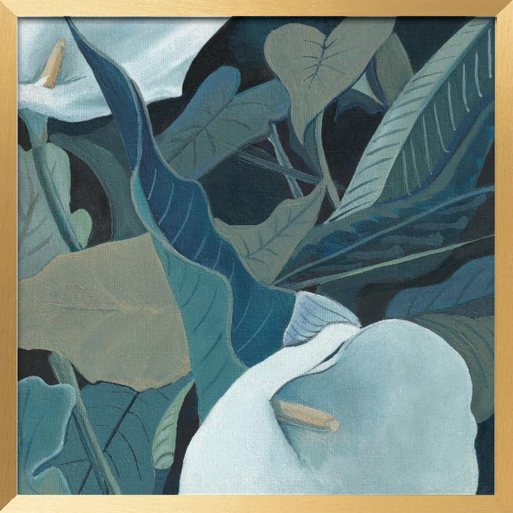 Stylized Arum 1 By Viccy Wanliss Poster