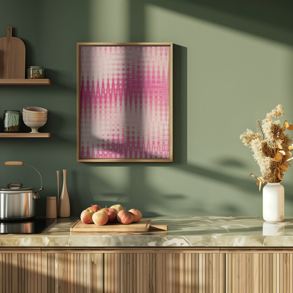 Pink Blurred Pattern Poster