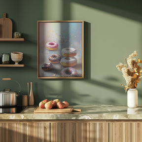 Yummy Donuts Poster