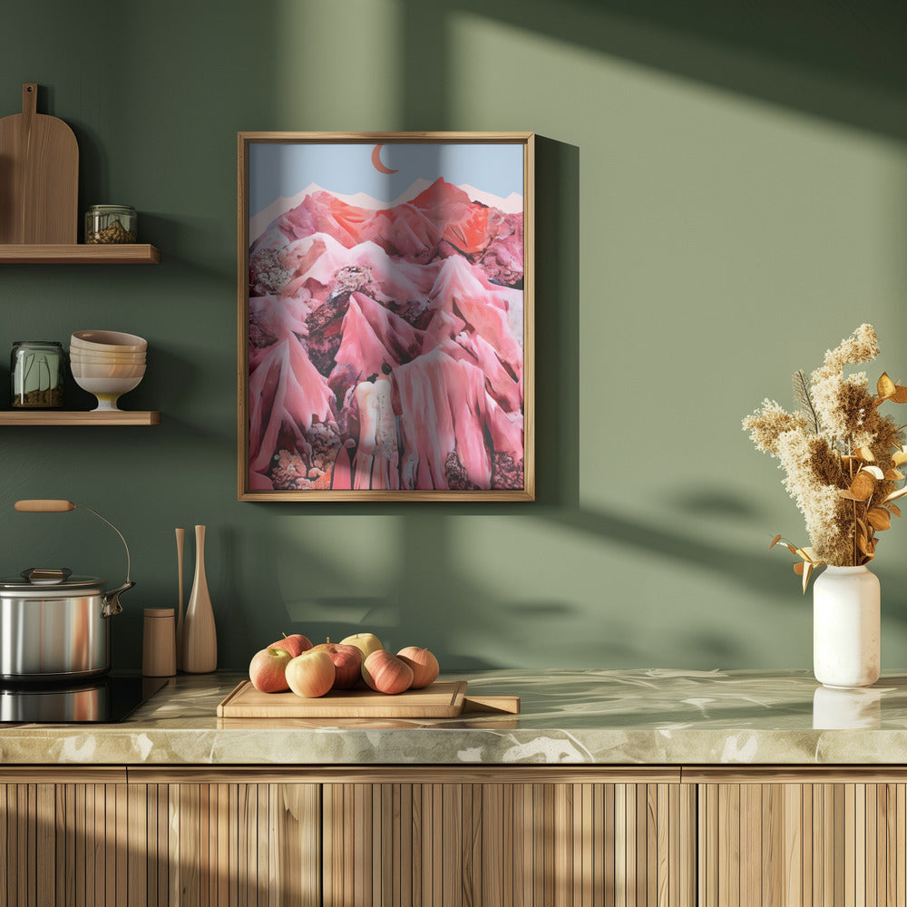 Textile Mountains Poster