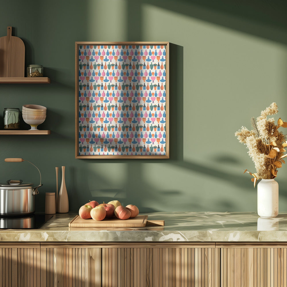 Kitchen Pattern Poster