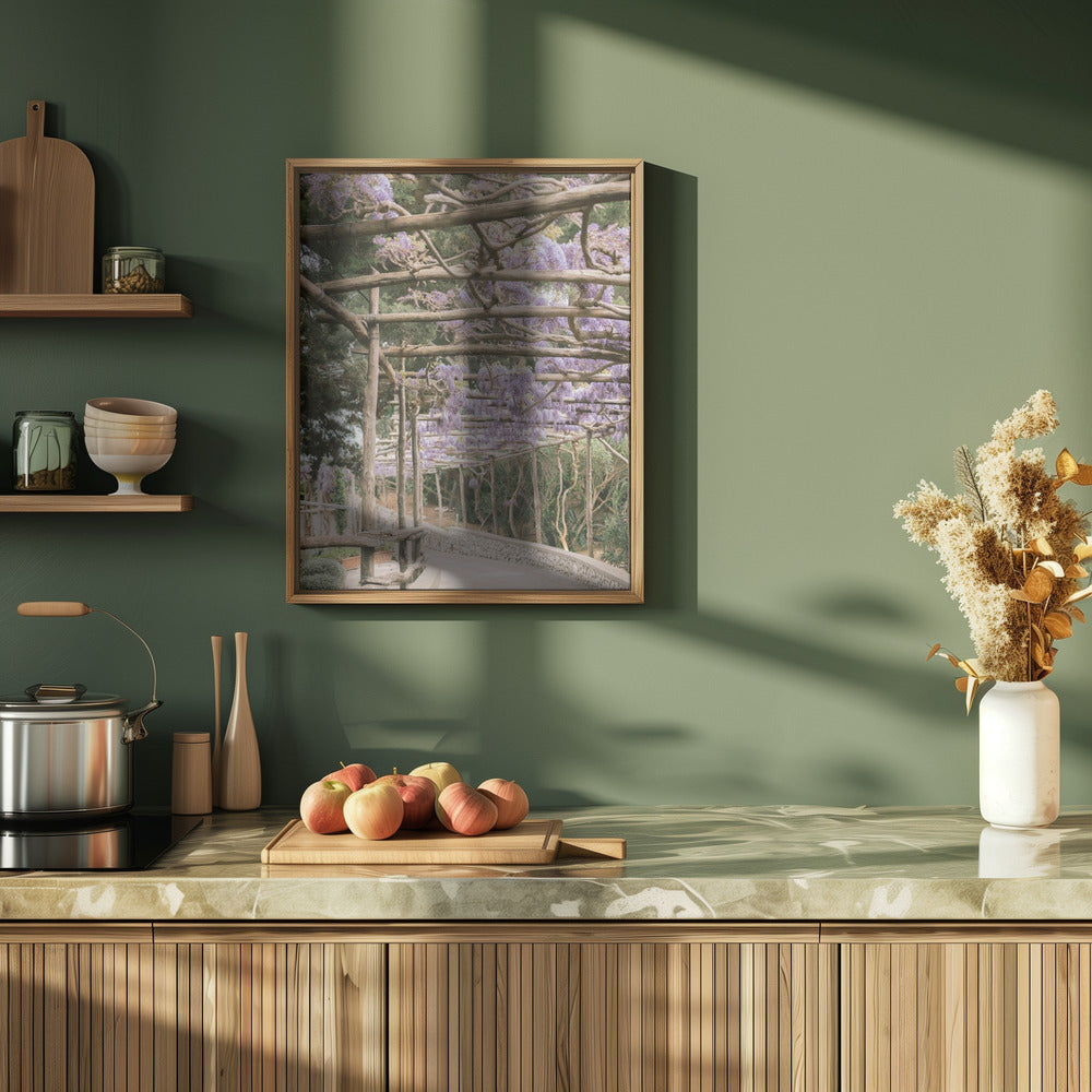 The Lavender Walkway Poster