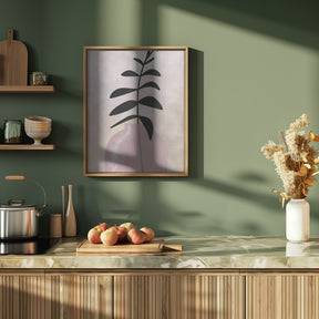 Eui vase with leaves Poster