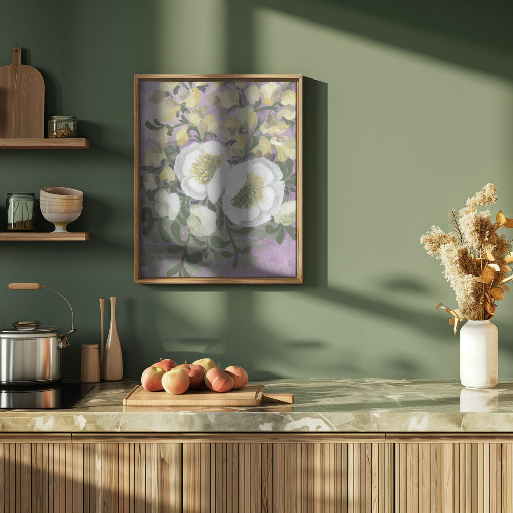 Raelynna painterly florals Poster