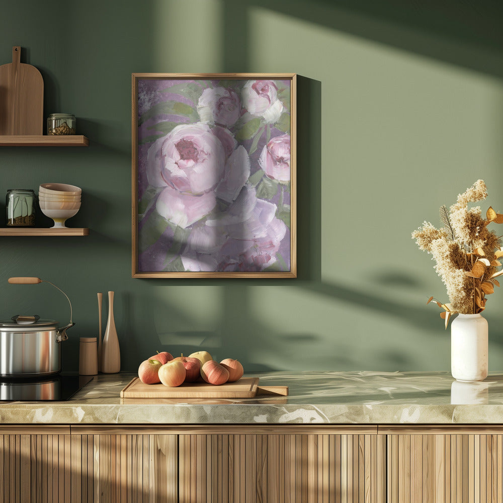 Rylee painterly roses Poster