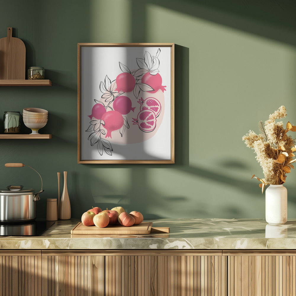 Fathia pomegranates Poster