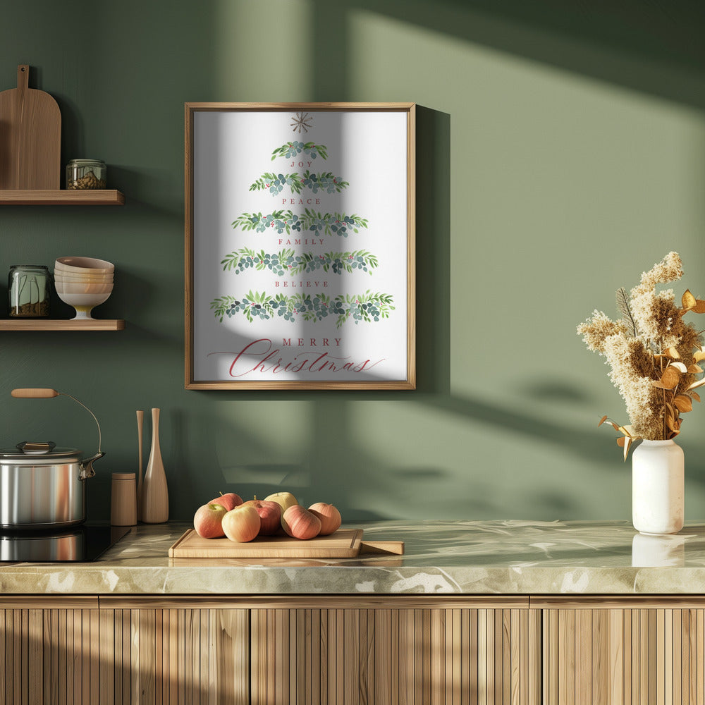 Christmas tree of wishes Poster