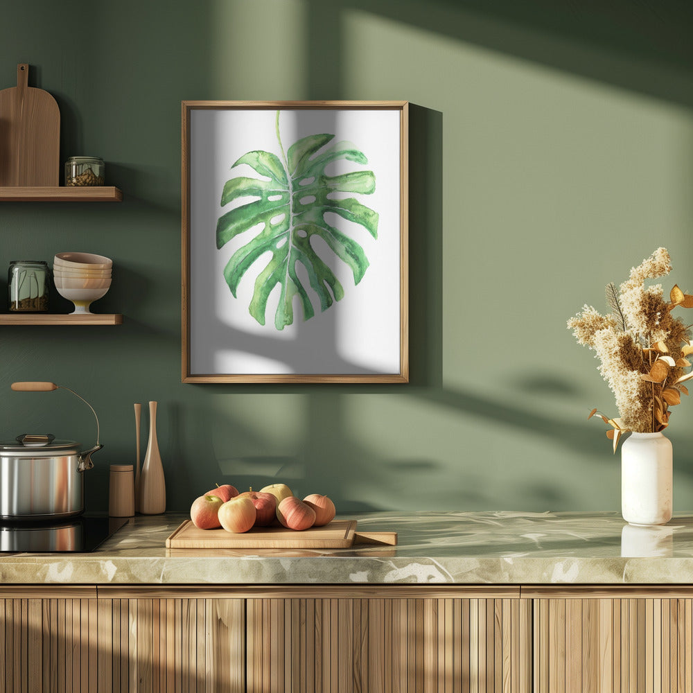 Monstera Leaf Poster