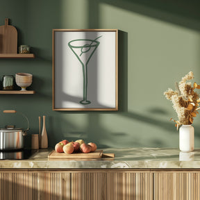 Cocktail Green Poster