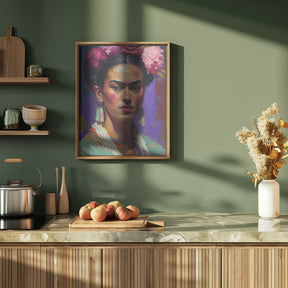 Portrait Of Frida Poster