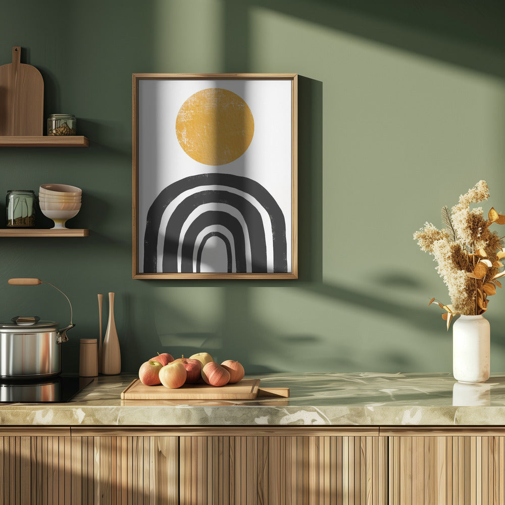 Arch Line Art Poster