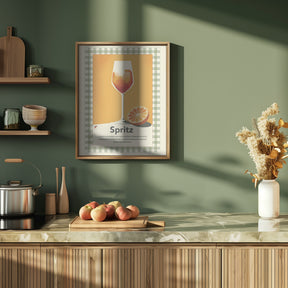 Spritz retro print Poster