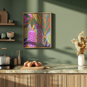 Vases And Botanic Poster