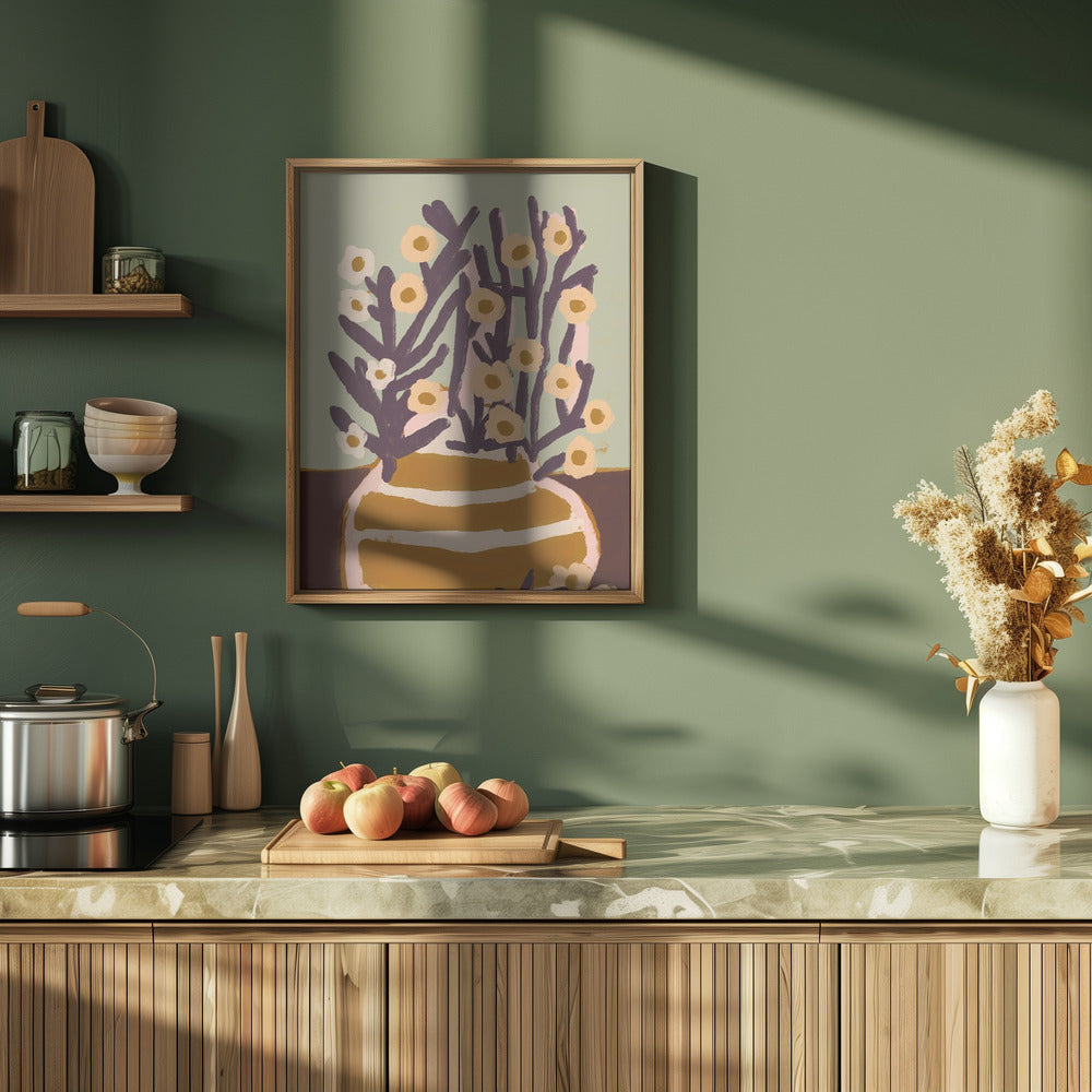 Pastel Flower Impression No 6 Poster