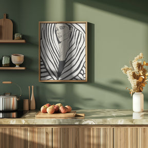 Striped Coat Poster