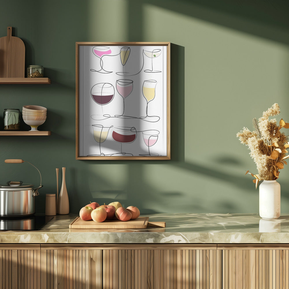 Wine & Drinks Poster