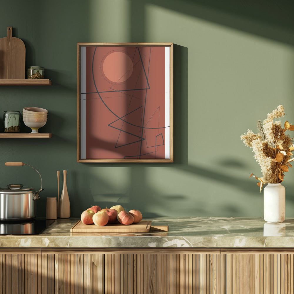 Angular lines No 21 Poster