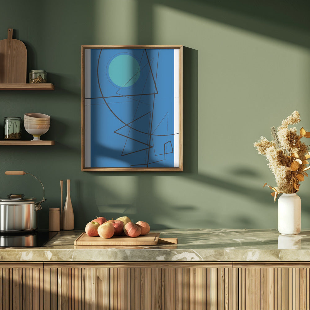 Angular lines No 19 Poster