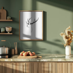 The deer Poster