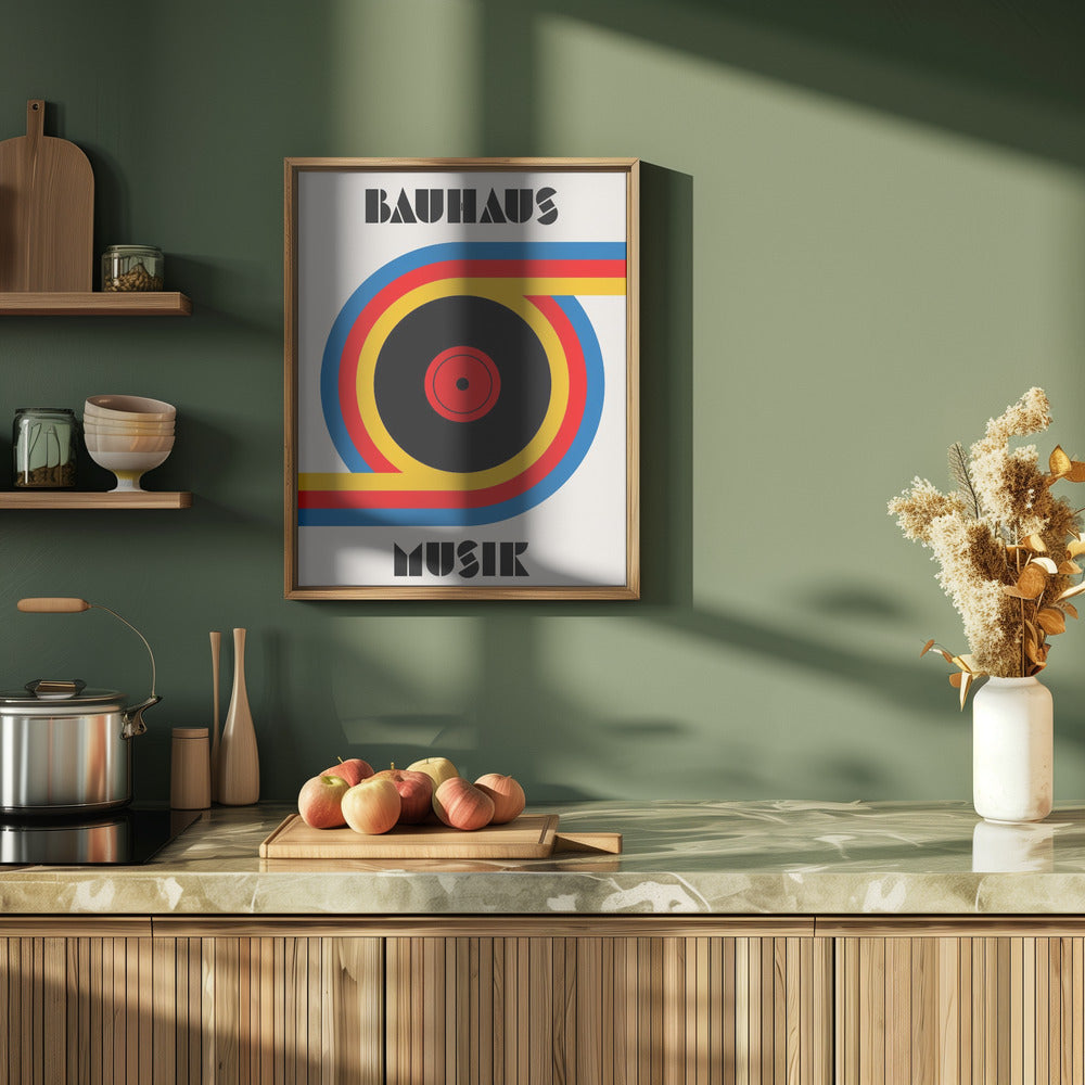 Bauhaus Musik Vinyl Poster