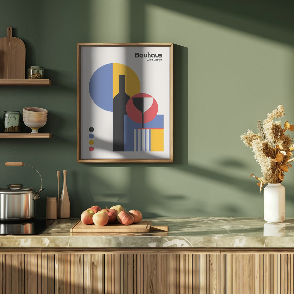 Bauhaus Wine Lodge Poster