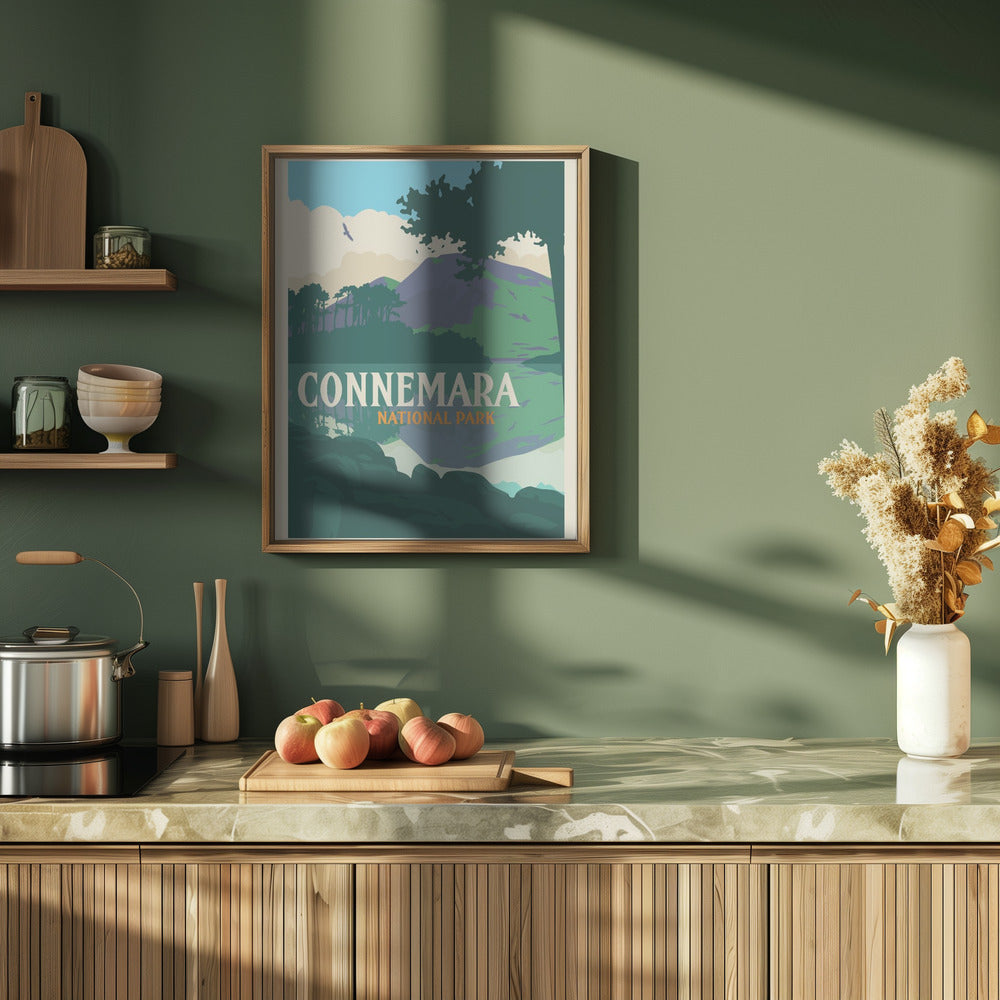 Connemara Travel Print Poster