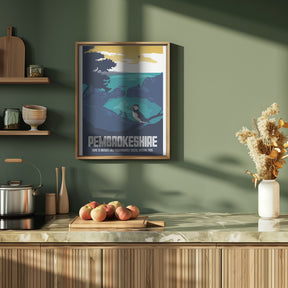 Pembrokeshire Travel Print Poster