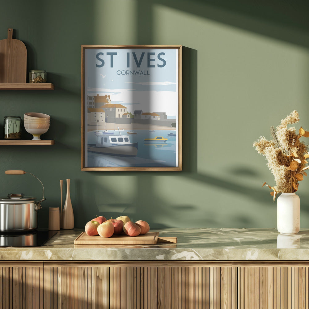 St Ives Travel Print Poster