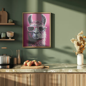 Pink Lama Poster