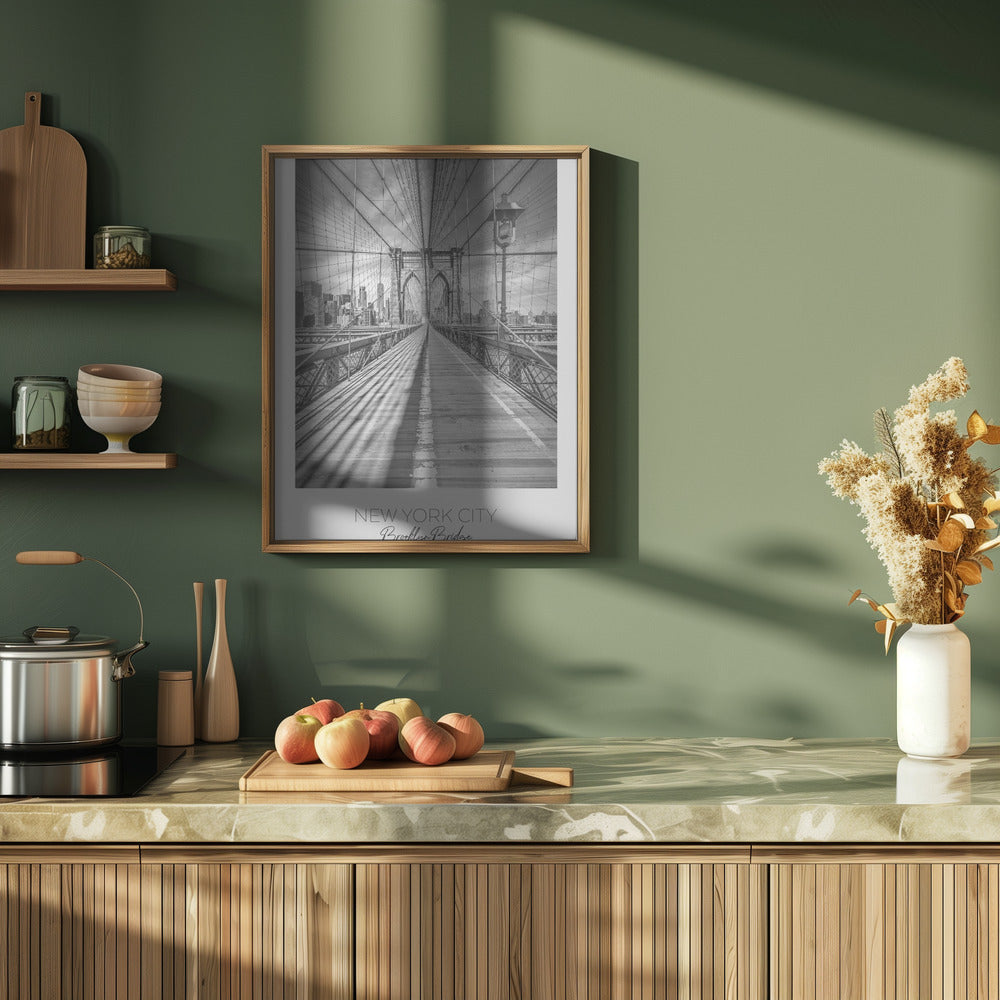 In focus: NEW YORK CITY Brooklyn Bridge Poster