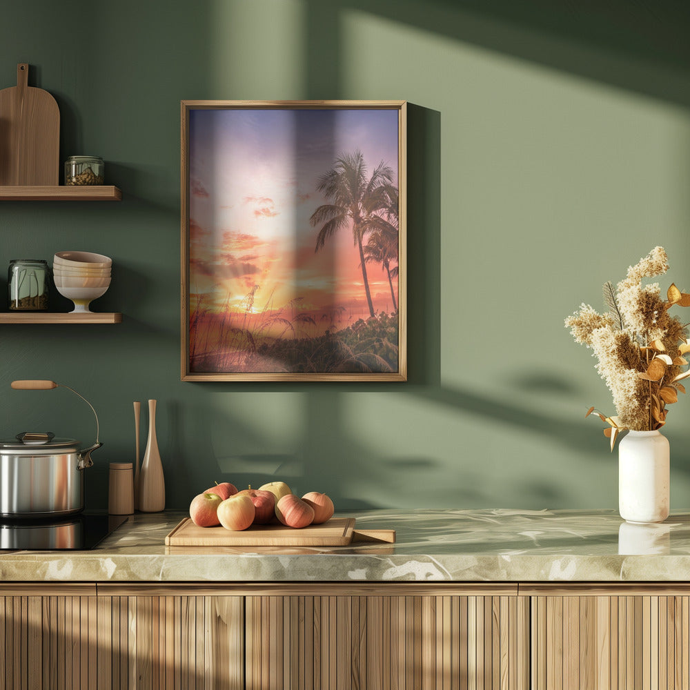 BONITA BEACH Picturesque Sunset Poster