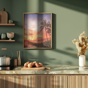 BONITA BEACH Picturesque Sunset Poster