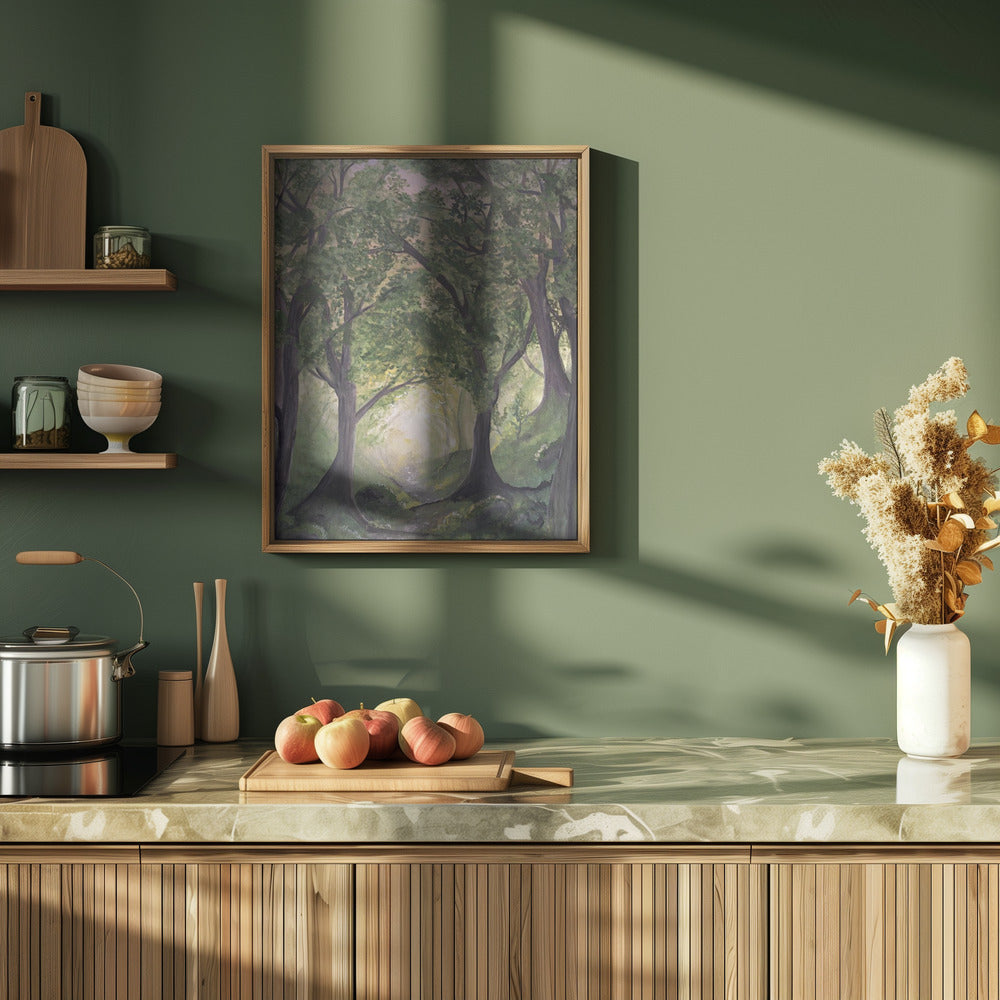 The forest path Poster