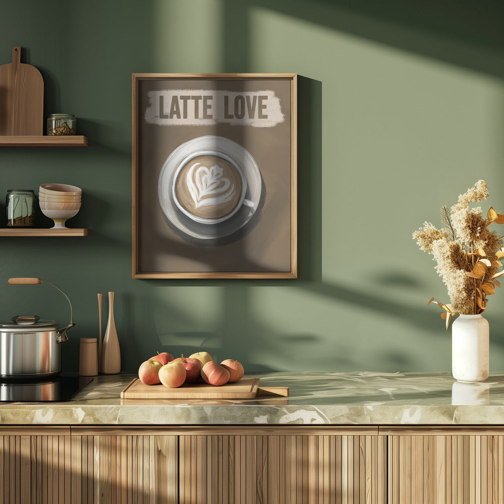 Latte Love Poster