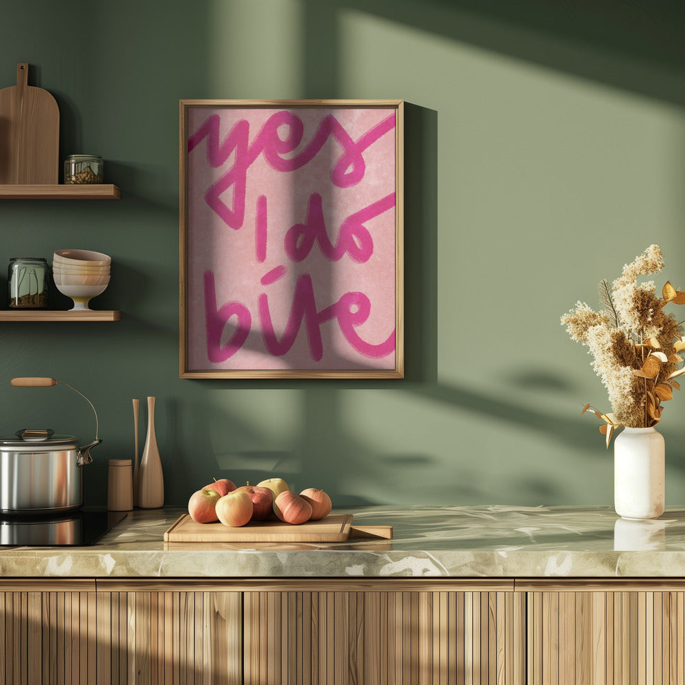 Yes I do bite Poster