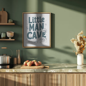 Little Man Cave Poster