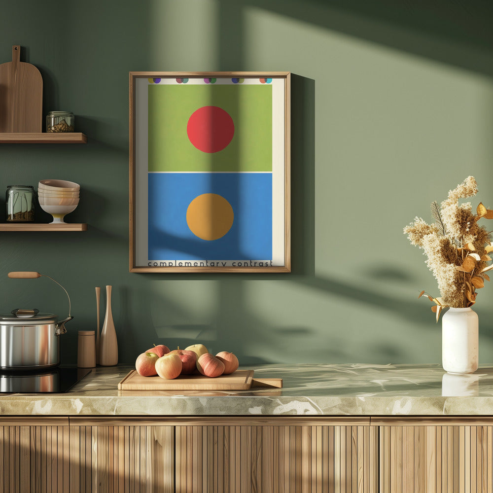 Complimentary contrast Poster