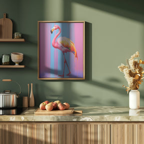 Flamingo Pop Art Poster